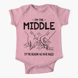 PERSONALIZED FAMILY DAD MOM AND THE YOUNGEST MIDDLE AND OLDEST KID WITH NAME TSHIRT OR BABYONESIZE QTDT2204