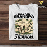 PERSONALIZED I'M A DAD GRANDPA AND A CANADIAN VETERAN WITH KID NAME TSHIRT QTVQ2304