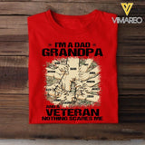 PERSONALIZED I'M A DAD GRANDPA AND A UK VETERAN WITH KID NAME TSHIRT QTVQ2304