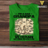 PERSONALIZED I'M A DAD GRANDPA AND A UK VETERAN WITH KID NAME TSHIRT QTVQ2304