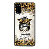 PERSONALIZED MOMLIFE LEOPARD HASHTAG PHONECASE QTHC2304