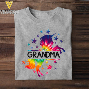 PERSONALIZED GRANDMA NAME UNICON TSHIRT QTDT2504