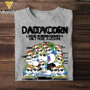 Personalized Dadacorn Tshirt Printed 22APR-DT25