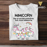 Personalized Grandmacorn Kid Tshirt Printed 22APR-LN25