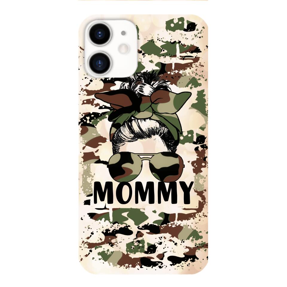 PERSONALIZED MOM GRANDMA CAMO PHONECASE QTHC2604