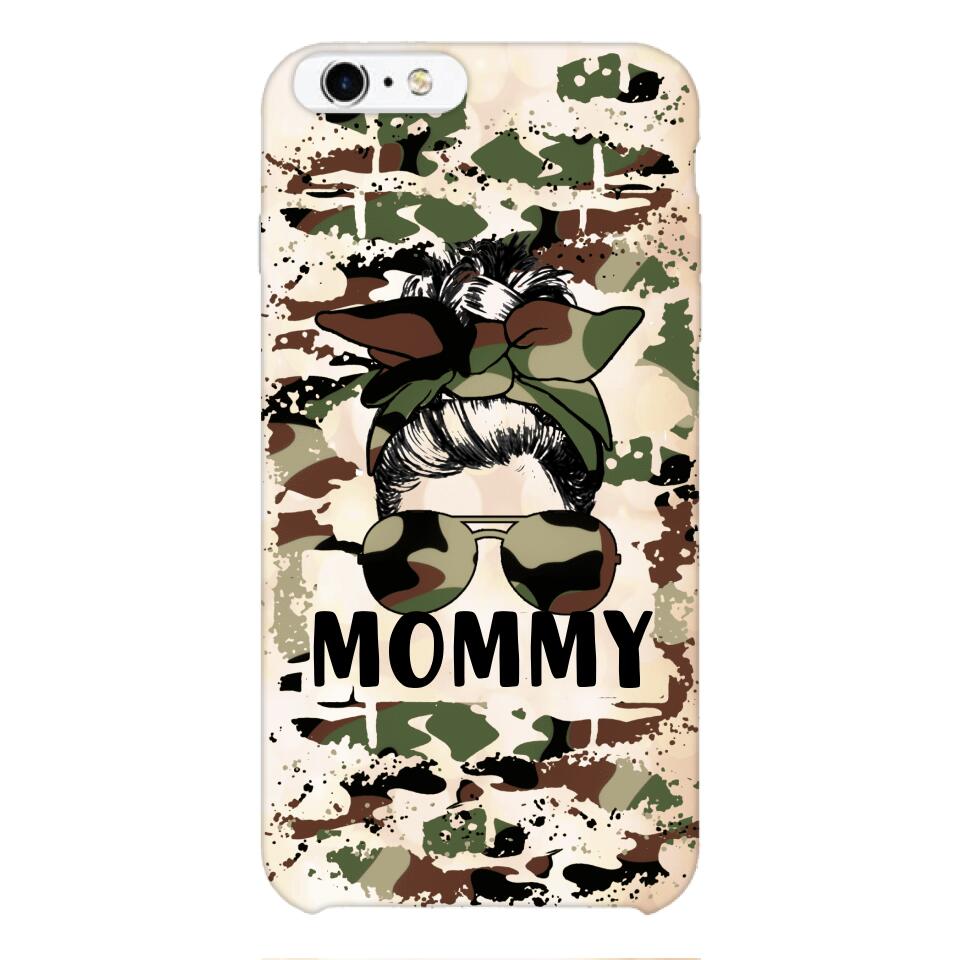 PERSONALIZED MOM GRANDMA CAMO PHONECASE QTHC2604