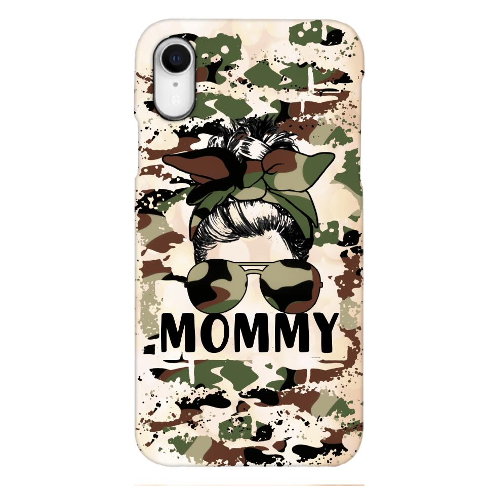 PERSONALIZED MOM GRANDMA CAMO PHONECASE QTHC2604