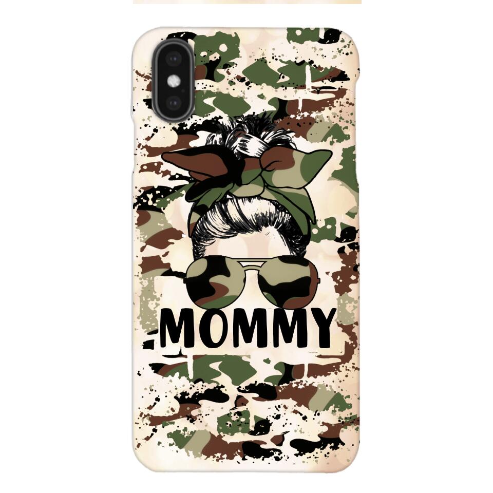 PERSONALIZED MOM GRANDMA CAMO PHONECASE QTHC2604