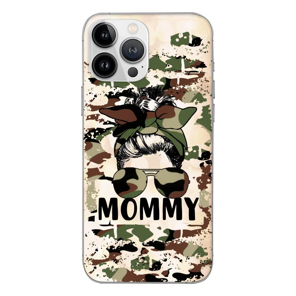 PERSONALIZED MOM GRANDMA CAMO PHONECASE QTHC2604