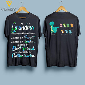 DH Personalized Grandma Kid Tshirt Printed LN2604