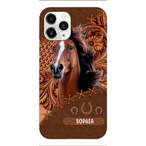 Personalized Horse Lovers Phonecase Mother's day gift Father's Day Gifts