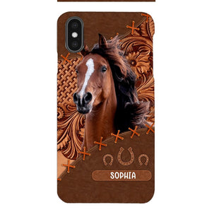 Personalized Horse Lovers Phonecase Mother's day gift Father's Day Gifts