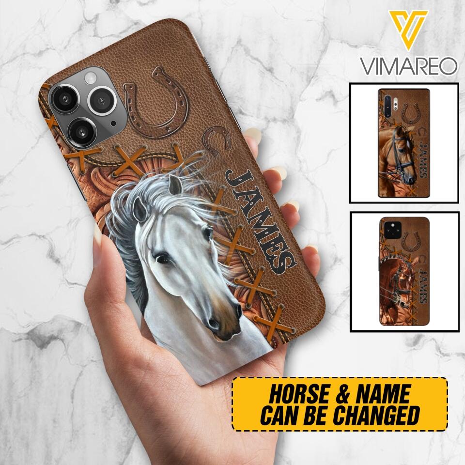 Personalized Horse Lady Horse Dad Horse Lovers Phonecase Mother's day gift Father's Day Gifts