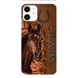 Personalized Horse Lady Horse Dad Horse Lovers Phonecase Mother's day gift Father's Day Gifts