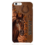 Personalized Horse Lady Horse Dad Horse Lovers Phonecase Mother's day gift Father's Day Gifts