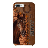 Personalized Horse Lady Horse Dad Horse Lovers Phonecase Mother's day gift Father's Day Gifts