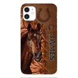 Personalized Horse Lady Horse Dad Horse Lovers Phonecase Mother's day gift Father's Day Gifts