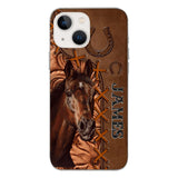 Personalized Horse Lady Horse Dad Horse Lovers Phonecase Mother's day gift Father's Day Gifts