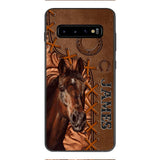 Personalized Horse Lady Horse Dad Horse Lovers Phonecase Mother's day gift Father's Day Gifts