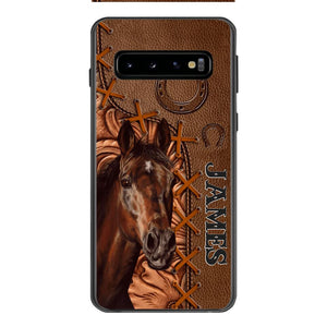 Personalized Horse Lady Horse Dad Horse Lovers Phonecase Mother's day gift Father's Day Gifts