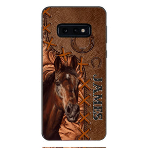 Personalized Horse Lady Horse Dad Horse Lovers Phonecase Mother's day gift Father's Day Gifts