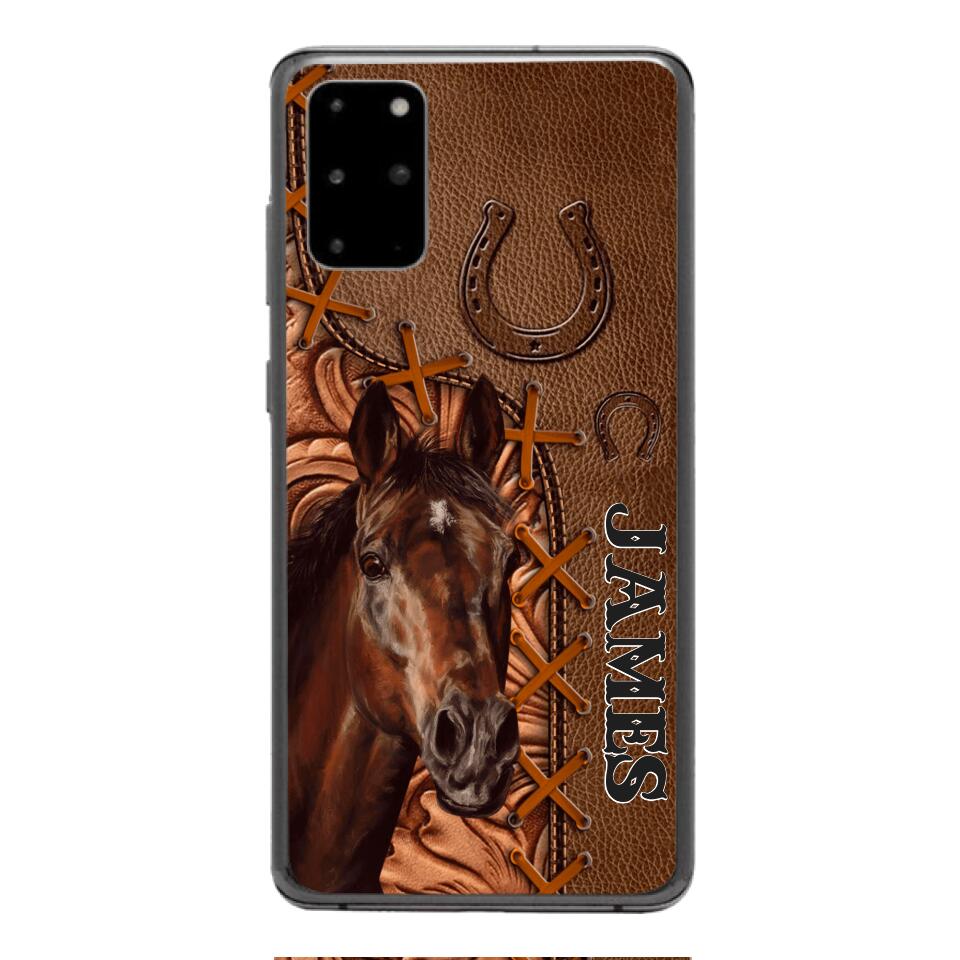 Personalized Horse Lady Horse Dad Horse Lovers Phonecase Mother's day gift Father's Day Gifts