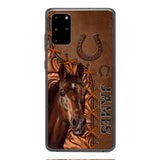 Personalized Horse Lady Horse Dad Horse Lovers Phonecase Mother's day gift Father's Day Gifts