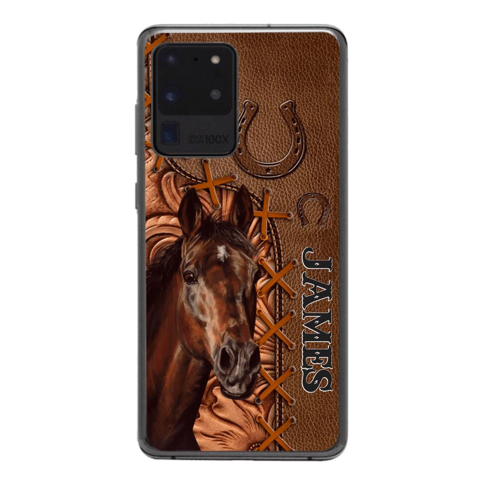 Personalized Horse Lady Horse Dad Horse Lovers Phonecase Mother's day gift Father's Day Gifts