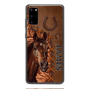 Personalized Horse Lady Horse Dad Horse Lovers Phonecase Mother's day gift Father's Day Gifts