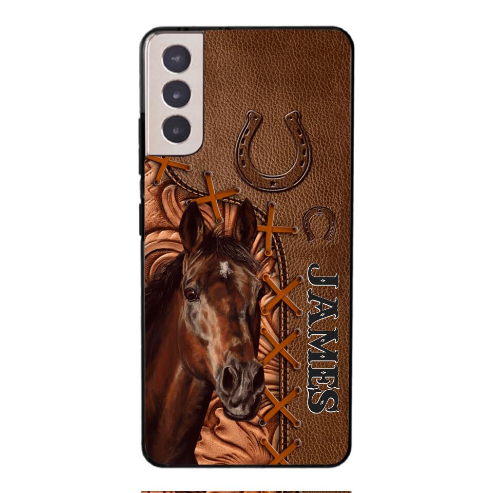 Personalized Horse Lady Horse Dad Horse Lovers Phonecase Mother's day gift Father's Day Gifts