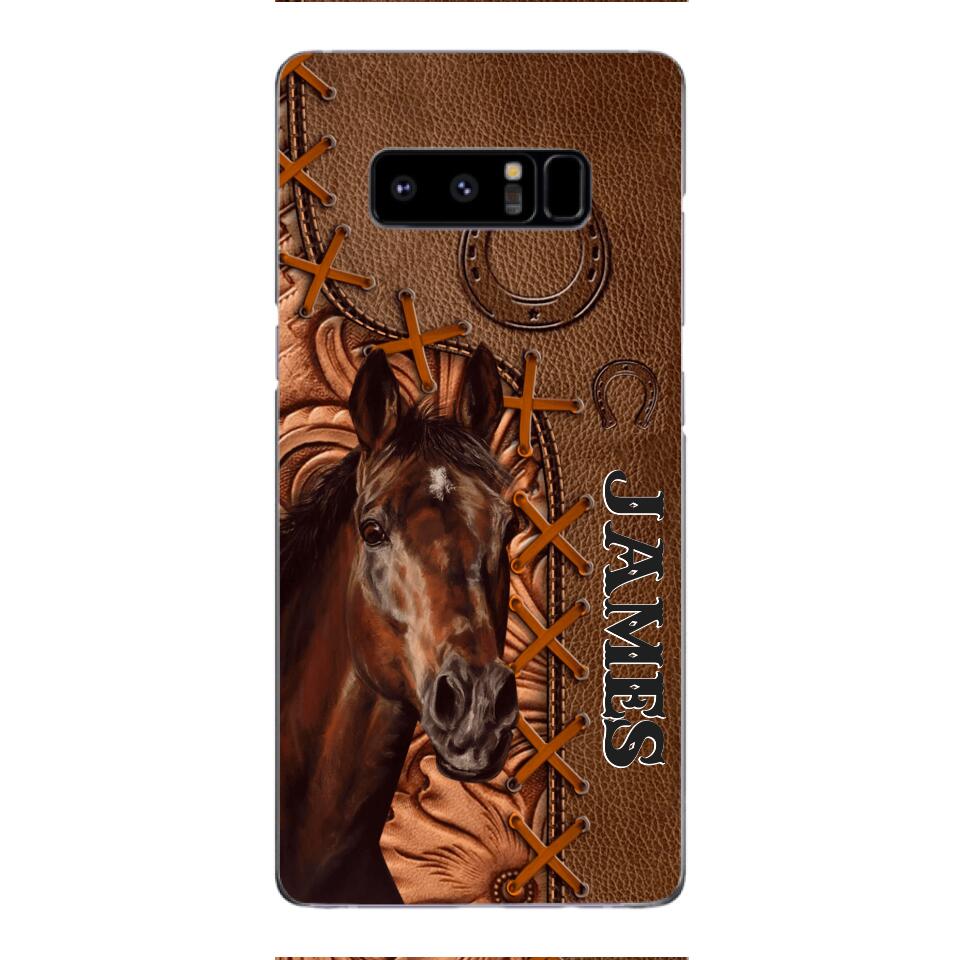 Personalized Horse Lady Horse Dad Horse Lovers Phonecase Mother's day gift Father's Day Gifts