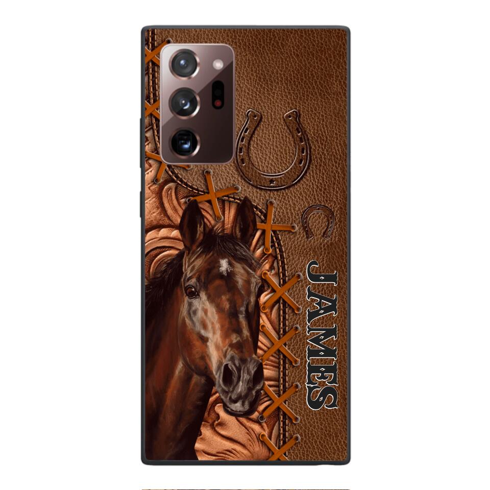 Personalized Horse Lady Horse Dad Horse Lovers Phonecase Mother's day gift Father's Day Gifts