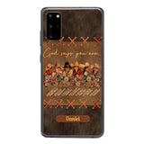 Personalized Cowgirl God Says You Are Phone Case Printed 22APR-DT27