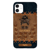 Personalized Grandma Kid Phone Case Printed 22APR-HC28