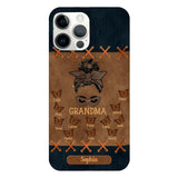 Personalized Grandma Kid Phone Case Printed 22APR-HC28