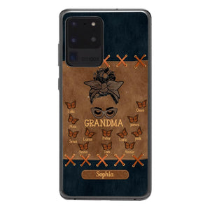 Personalized Grandma Kid Phone Case Printed 22APR-HC28