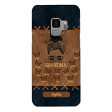 Personalized Grandma Kid Phone Case Printed 22APR-HC28