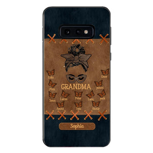 Personalized Grandma Kid Phone Case Printed 22APR-HC28