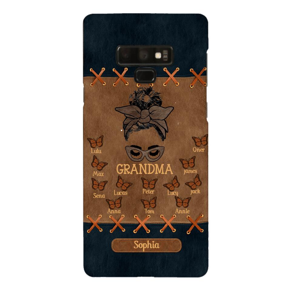 Personalized Grandma Kid Phone Case Printed 22APR-HC28