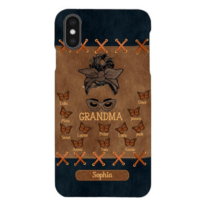 Personalized Grandma Kid Phone Case Printed 22APR-HC28