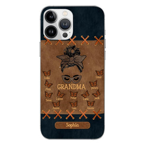 Personalized Grandma Kid Phone Case Printed 22APR-HC28