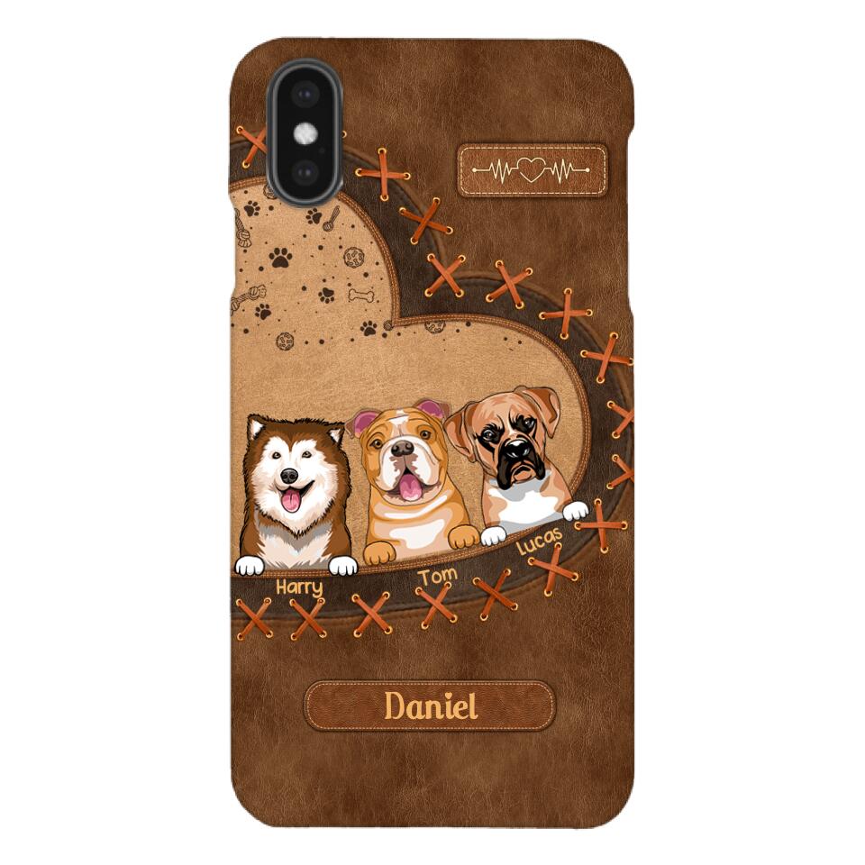 Personalized Dog Lover Phone Case Printed 22APR-DT28