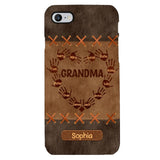 Personalized Grandma Kid Phone Case Printed 22APR-LN28