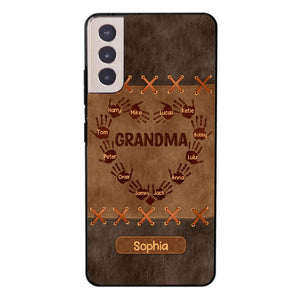 Personalized Grandma Kid Phone Case Printed 22APR-LN28