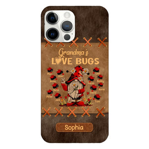 Personalized Grandma's Love Bugs Phone Case Printed 22APR-LN28