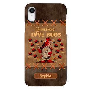 Personalized Grandma's Love Bugs Phone Case Printed 22APR-LN28