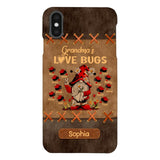 Personalized Grandma's Love Bugs Phone Case Printed 22APR-LN28