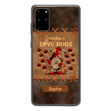 Personalized Grandma's Love Bugs Phone Case Printed 22APR-LN28