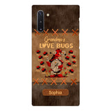 Personalized Grandma's Love Bugs Phone Case Printed 22APR-LN28