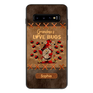 Personalized Grandma's Love Bugs Phone Case Printed 22APR-LN28